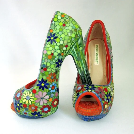 Mosaik- und Scherbenkunst anschauen Mosaik- und Scherbenkunst anschauen